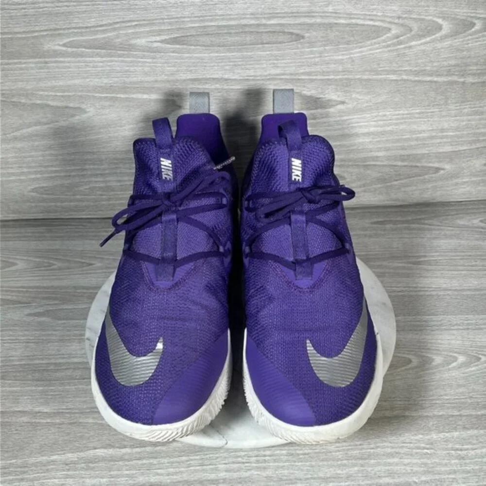 Nike Zoom Shift 2 Mens 13.5 Basketball‎ Shoes Purple Low Top Athletic Sneakers